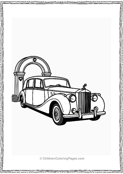 Classic Cars Limousine At Elegant Venue Free PDF Printable