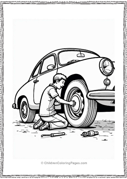 Classic Cars Under Repair Free PDF Printable