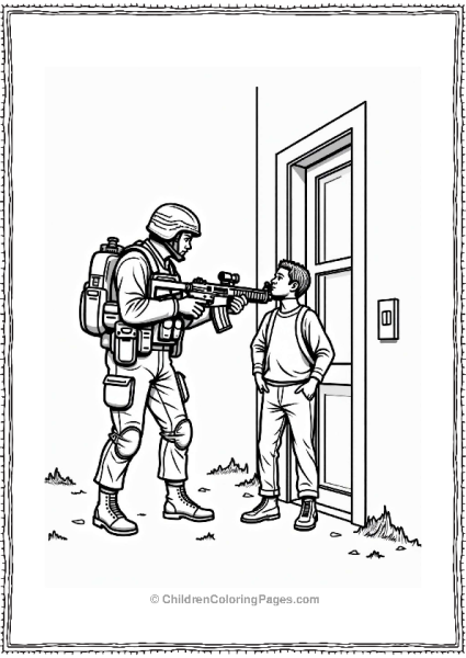 Covert Extraction Scene In Call Of Duty Free PDF Printable