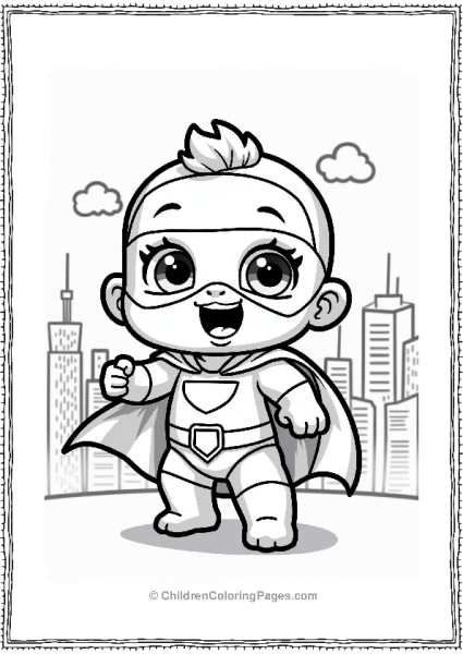 Cry Babies As A Superhero Free PDF Printable