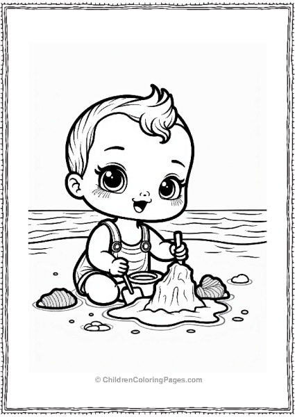 Cry Babies Building A Sandcastle Free PDF Printable