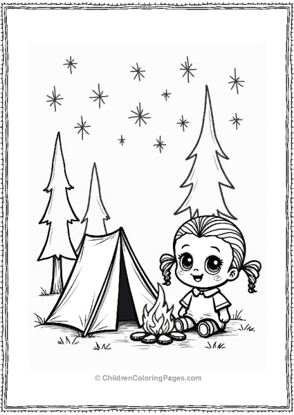 Cry Babies Camping Under The Stars Free PDF Printable