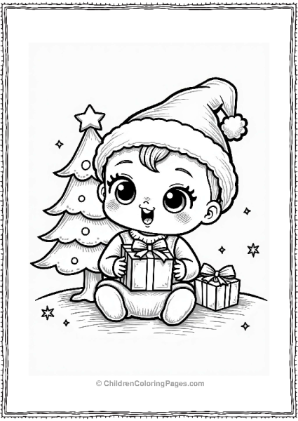 Cry Babies Celebrating Christmas Free PDF Printable