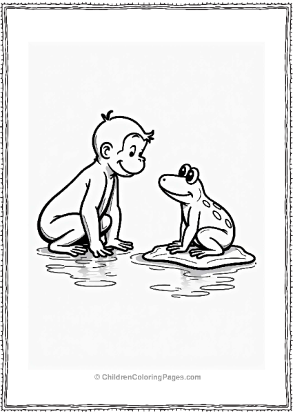 Curious George And The Friendly Frog Free PDF Printable