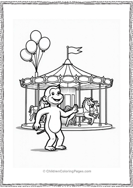 Curious George At The Fair Free PDF Printable