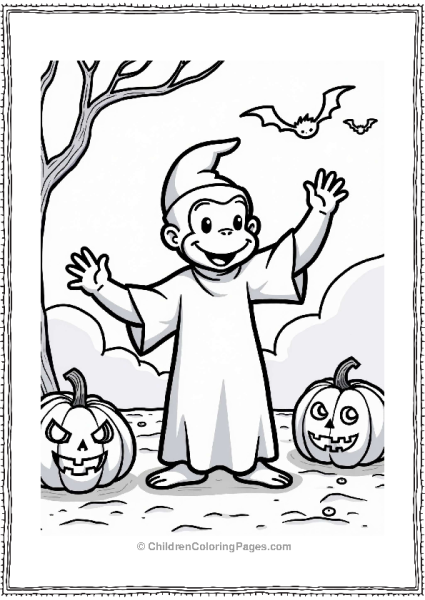 Curious George Celebrates Halloween Free PDF Printable