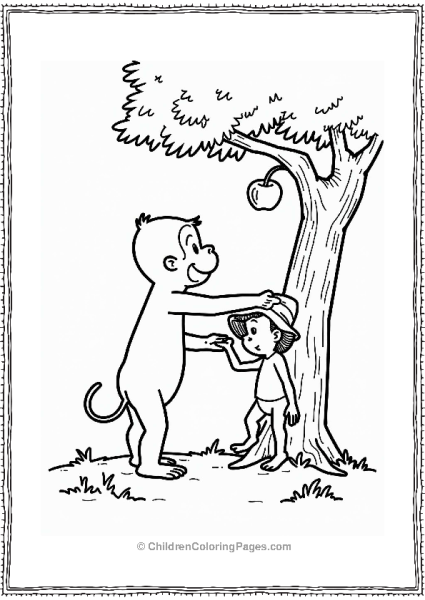 Curious George Helping A Friend Free PDF Printable