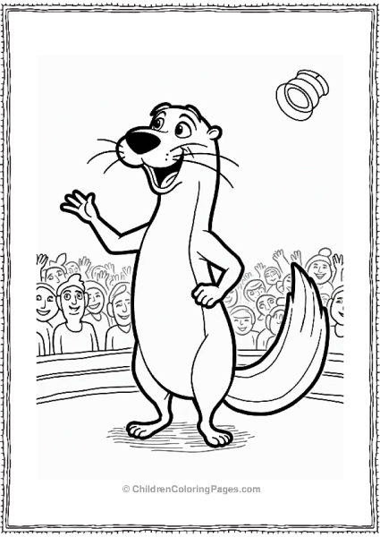 Dancing Otter In Zootopia Free PDF Printable