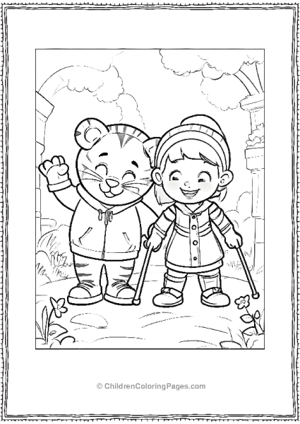 Daniel Tiger And Chrissie Free PDF Printable