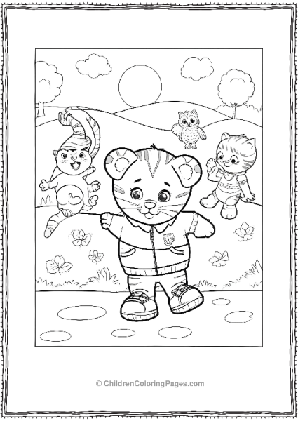 Daniel Tiger And Friends Free PDF Printable