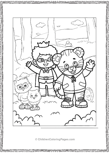 Daniel Tiger And Prince Wednesday Free PDF Printable