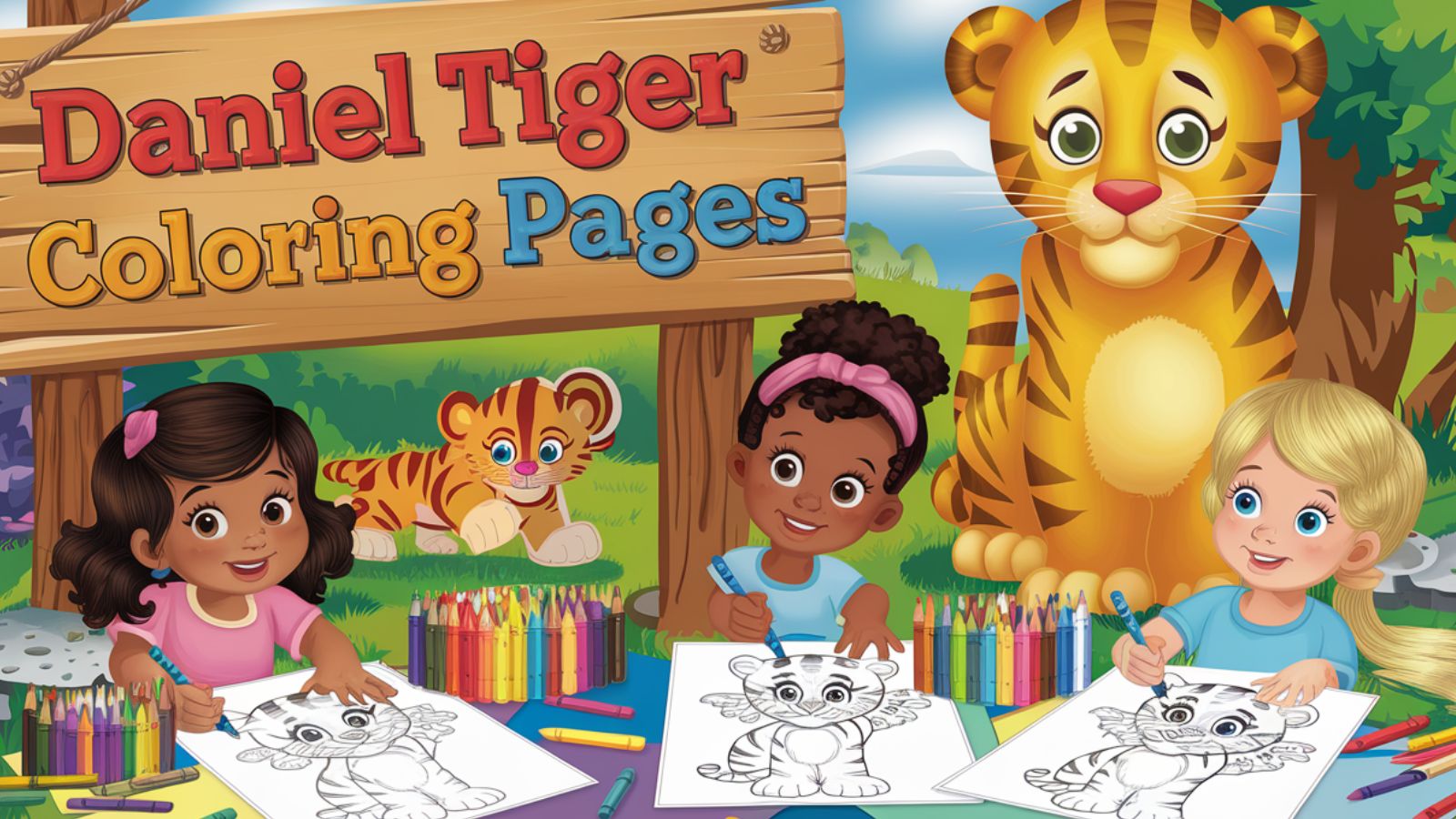Daniel Tiger Coloring Pages – Free PDF Printables 🐯🎨📚💛