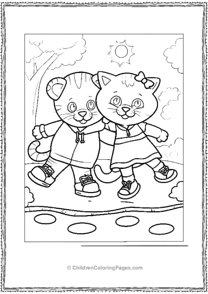 Daniel Tiger With Katerina Kittycat Free PDF Printable