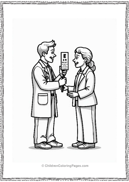 Doctor Nurse Doctor Examining Elderly Patient Free PDF Printable