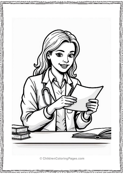Doctor Nurse Doctor Reading Congratulations Card Free PDF Printable