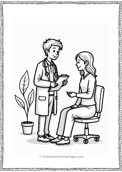 Doctor Nurse Doctor And Nurse Discussing Treatment Plan Free PDF Printable