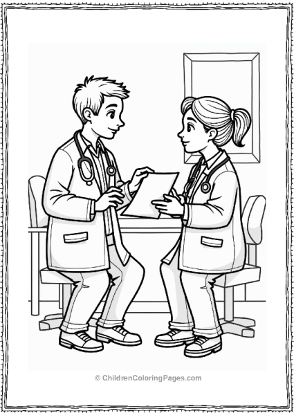 Doctor Nurse Teamwork Free PDF Printable