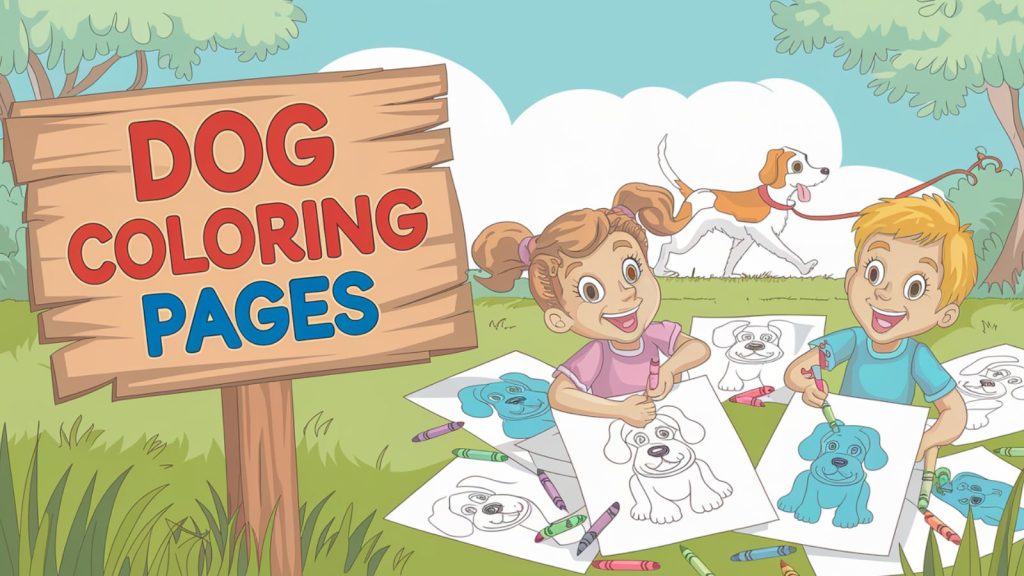 Dog Coloring Pages Free PDF Printables 🐾🐶🖍️🐕 Children Coloring Pages