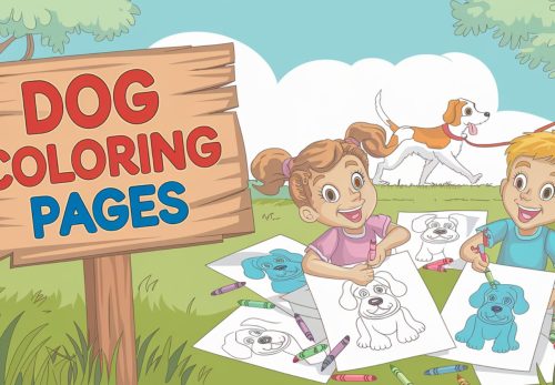 Dog Coloring Pages – Free PDF Printables 🐾🐶🖍️🐕