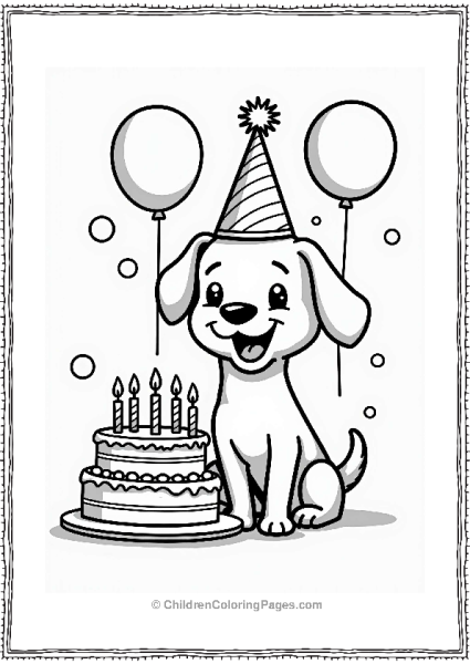 Dogs Birthday Celebration Free PDF Printable
