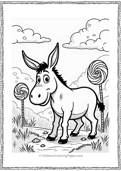 Donkey In Candy Land Free PDF Printable