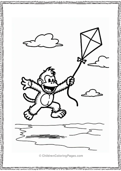 Donkey Kong Flying A Kite Free PDF Printable