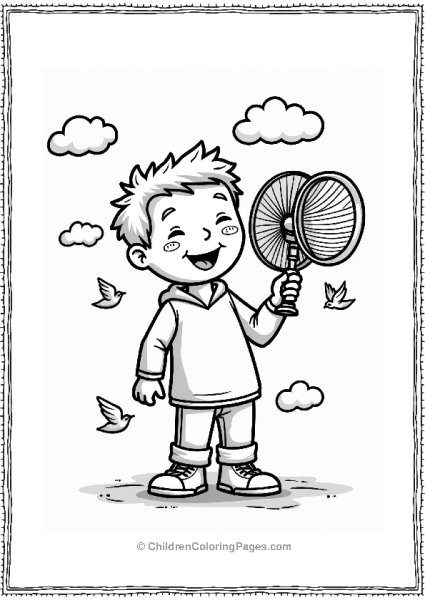 Earth Theme Air Quality Champion Character Free PDF Printable