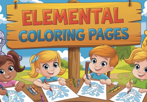 Elemental Coloring Pages – Free PDF Printables 🔥💧🌱💨