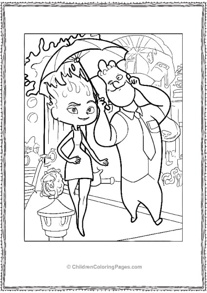 Elemental Ember And Wade Going On A Walk Scaled Free PDF Printable
