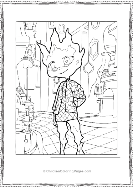 Elemental Ember In Element City Free PDF Printable