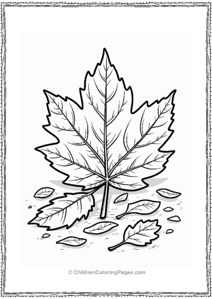 Fallen Leaves On The Ground Free PDF Printable