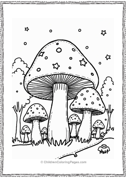 Fantasy Mushroom Parade Free PDF Printable
