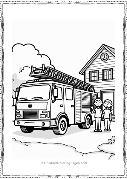Fire Truck And Safety Lesson Free PDF Printable