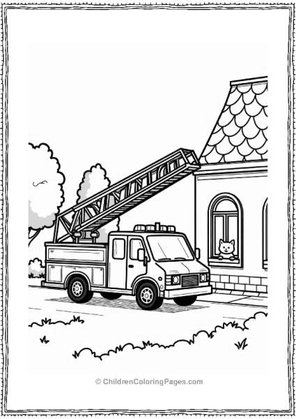 Fire Truck Rescue Mission Free PDF Printable