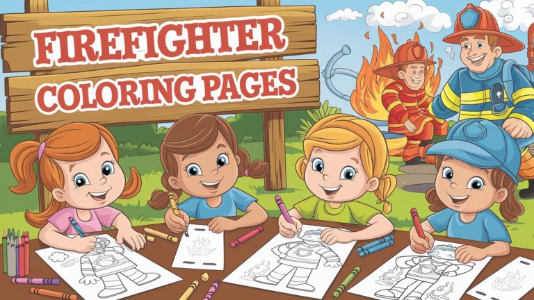 Firefighter Coloring Pages