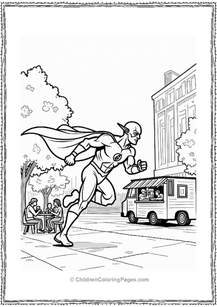 Flash At Food Truck Free PDF Printable