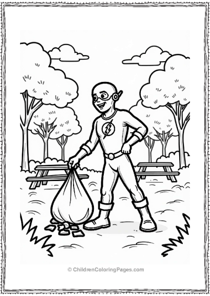 Flash Cleaning The Park Free PDF Printable