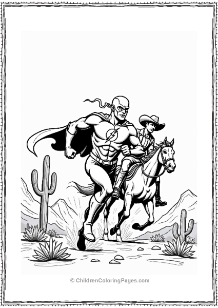 Flash In The Wild West Free PDF Printable