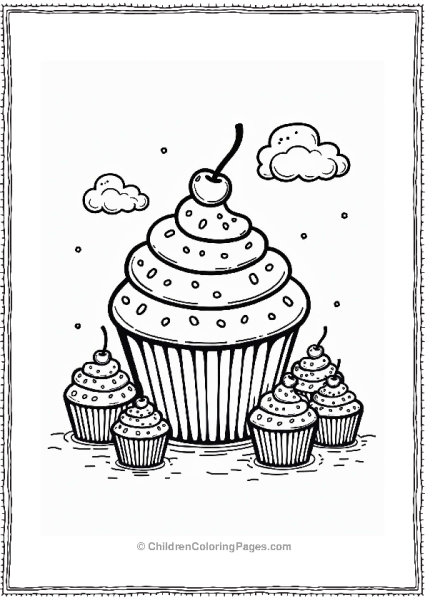 Food Whimsical Cupcake Land Free PDF Printable