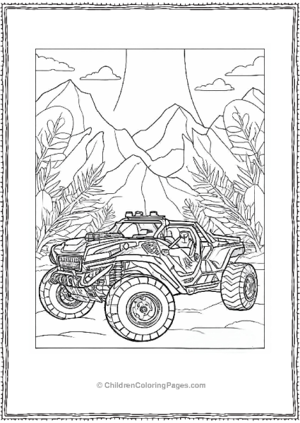 Forza Horizon 3 Halo Land Vehicle Free PDF Printable