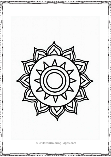 Geometric Rangoli Patterns For Kids Free PDF Printable