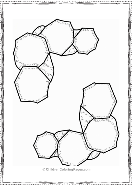 Geometric Twisting Hexagons In Motion Free PDF Printable