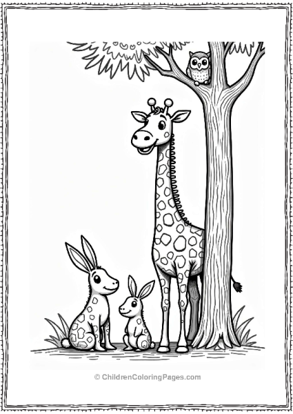 Giraffe And Friends Storytime Free PDF Printable