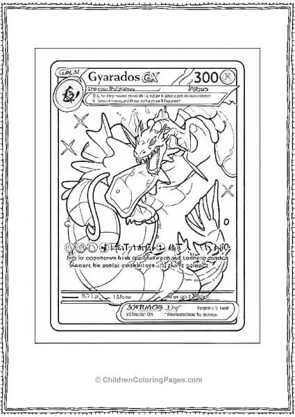Gyarados Waterfall Pokemon Card Free PDF Printable