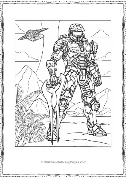 Halo Master Chief John 117 Free PDF Printable