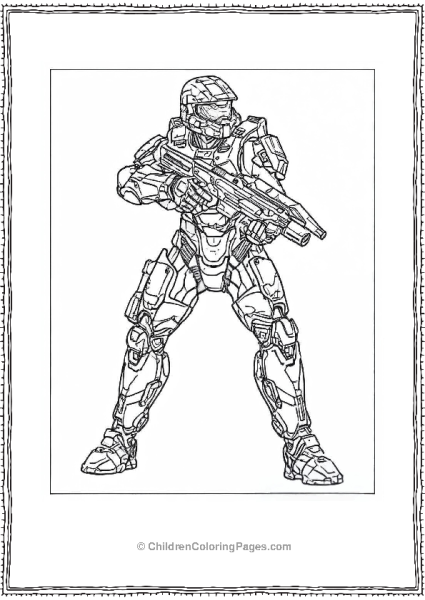 Halo Spartan In Battle Mode Free PDF Printable