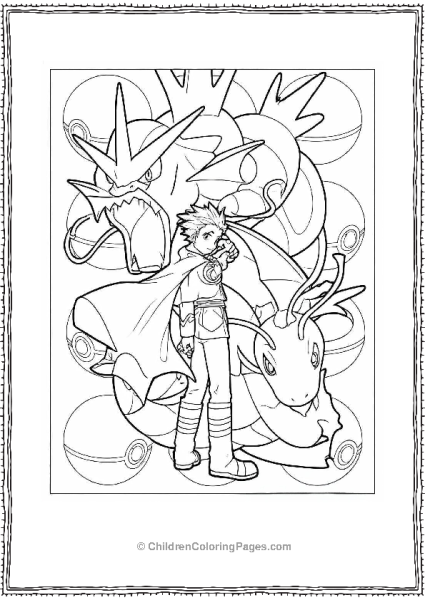 Lancxe With Gyarados Free PDF Printable