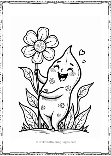 Leaf Child Playing Hide And Seek Free PDF Printable