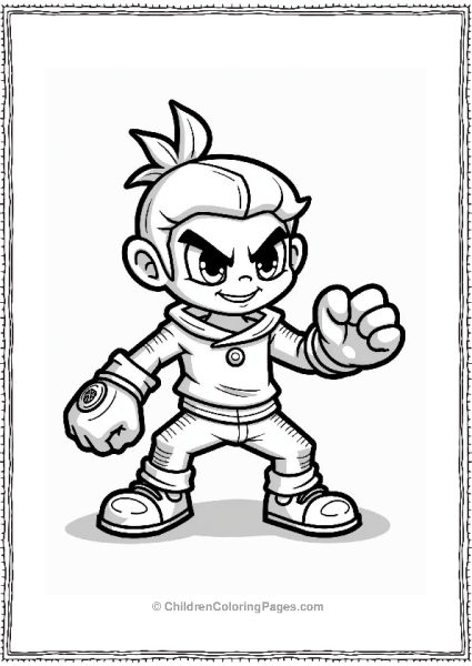 Leon The Stealthy Hero In Brawl Stars Free PDF Printable