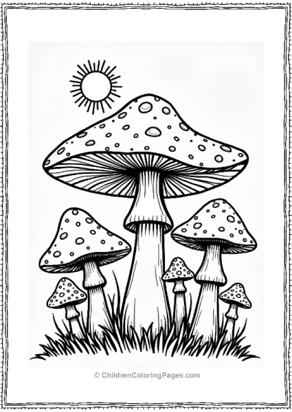 Magical Mushroom Garden Free PDF Printable